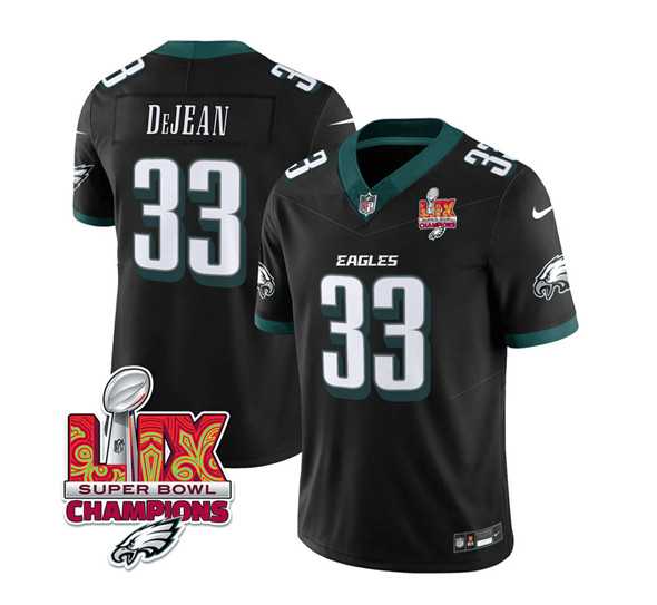 Men & Women & Youth Philadelphia Eagles #33 Cooper DeJean Black 2025 Eagles Logo Super Bowl LIX Patch New F.U.S.E. Vapor Untouchable Limited Stitched Jersey Dzhi,We sell and wholesale Men & Women & Youth Philadelphia Eagles #33 Cooper DeJean Black 2025 Eagles Logo Super Bowl LIX Patch New F.U.S.E. Vapor Untouchable Limited Stitched Jersey Dzhi on line form chian!